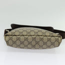 GUCCI GG Supreme Shoulder Bag PVC Beige Silver 223666 Auth ep10673-9