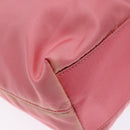PRADA Hand Bag Nylon Pink Auth ep10674-15