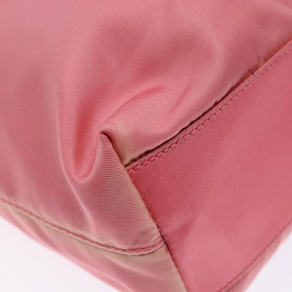 PRADA Hand Bag Nylon Pink Auth ep10674