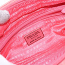 PRADA Hand Bag Nylon Pink Auth ep10674-19