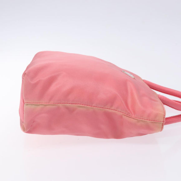 PRADA Hand Bag Nylon Pink Auth ep10674