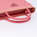 PRADA Hand Bag Nylon Pink Auth ep10674-7