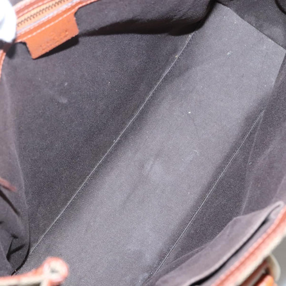 GUCCI GG Canvas Hand Bag Beige 120897 Auth ep10675