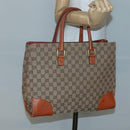 GUCCI GG Canvas Hand Bag Beige 120897 Auth ep10675-21