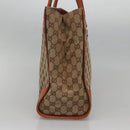 GUCCI GG Canvas Hand Bag Beige 120897 Auth ep10675-4