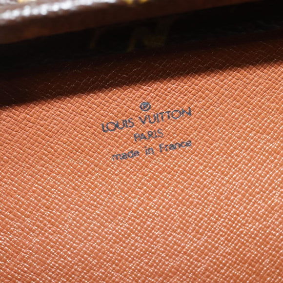 LOUIS VUITTON Monogram Serviette Fermoir Business Bag M53305 LV Auth ep10677