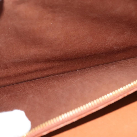 LOUIS VUITTON Monogram Serviette Fermoir Business Bag M53305 LV Auth ep10677