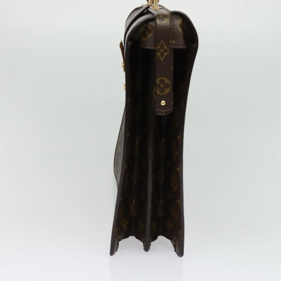 LOUIS VUITTON Monogram Serviette Fermoir Business Bag M53305 LV Auth ep10677