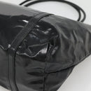 GUCCI Tote Bag Patent leather Black Gold 197953 Auth ep10681-10
