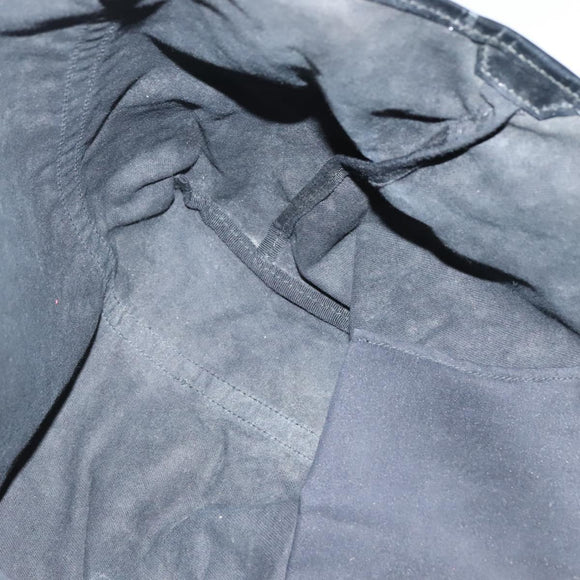 GUCCI Tote Bag Patent leather Black Gold 197953 Auth ep10681