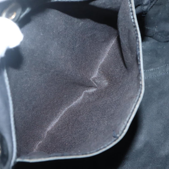 GUCCI Tote Bag Patent leather Black Gold 197953 Auth ep10681