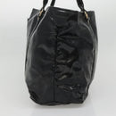 GUCCI Tote Bag Patent leather Black Gold 197953 Auth ep10681-5