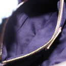Miu Miu Matelasse Hand Bag Leather Purple Gold Auth ep10682-21
