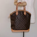 LOUIS VUITTON Monogram Lockit Vertical Hand Bag M40103 LV Auth ep10683-22
