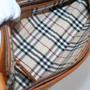 BURBERRY Shoulder Bag Leather Brown Gold Auth ep10687-12