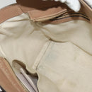 GUCCI Mini Swing Hand Bag Canvas 2way White Gold Auth ep10692-22