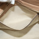 GUCCI Mini Swing Hand Bag Canvas 2way White Gold Auth ep10692-23