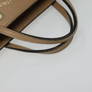 GUCCI Mini Swing Hand Bag Canvas 2way White Gold Auth ep10692-8