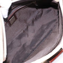 FENDI Zucca Canvas Mamma Baguette Shoulder Bag Beige Silver Auth ep10694-11