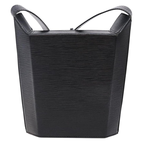 LOUIS VUITTON Epi Sac Seau Shoulder Bag Black M80161 LV Auth ep10696