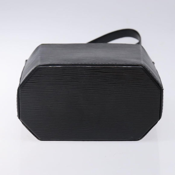 LOUIS VUITTON Epi Sac Seau Shoulder Bag Black M80161 LV Auth ep10696