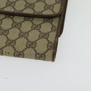 GUCCI GG Supreme Shoulder Bag PVC Beige Gold 904 02 050 Auth ep10698-11