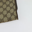 GUCCI GG Supreme Shoulder Bag PVC Beige Gold 904 02 050 Auth ep10698-13