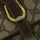 GUCCI GG Supreme Shoulder Bag PVC Beige Gold 904 02 050 Auth ep10698-14