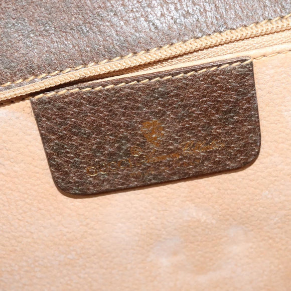 GUCCI GG Supreme Shoulder Bag PVC Beige Gold 904 02 050 Auth ep10698