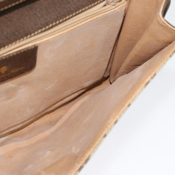 GUCCI GG Supreme Shoulder Bag PVC Beige Gold 904 02 050 Auth ep10698