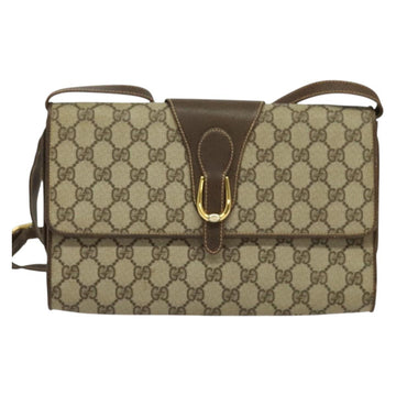 GUCCI GG Supreme Shoulder Bag PVC Beige Gold 904 02 050 Auth ep10698 - 0