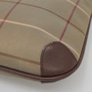 Burberrys Nova Check Tote Bag Canvas Beige Gold Auth ep10702-9