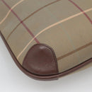 Burberrys Nova Check Tote Bag Canvas Beige Gold Auth ep10702-16