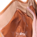 Burberrys Nova Check Hand Bag Canvas Beige Gold Auth ep10710-16