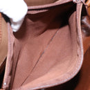 Burberrys Nova Check Hand Bag Canvas Beige Gold Auth ep10710-18