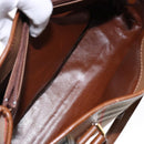 Burberrys Nova Check Hand Bag Canvas Beige Gold Auth ep10710-19