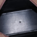 Burberrys Nova Check Boston Bag Canvas Beige Gold Auth ep10712-11