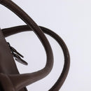 Burberrys Nova Check Boston Bag Canvas Beige Gold Auth ep10712-8