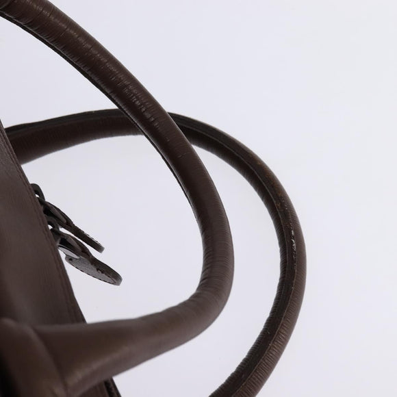 Burberrys Nova Check Boston Bag Canvas Beige Gold Auth ep10712