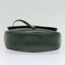 LOEWE Velazquez Hand Bag Leather 2way Green Gold Auth ep10716-5
