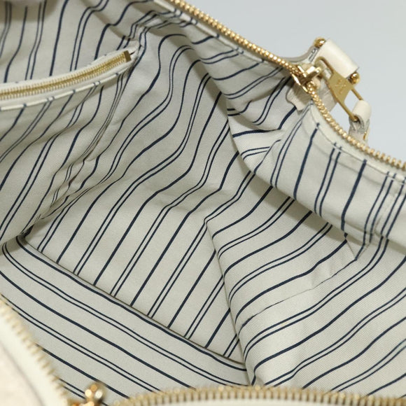 LOUIS VUITTON Monogram Empreinte Lumineuse PM Bag 2way White M93411 Auth ep10722