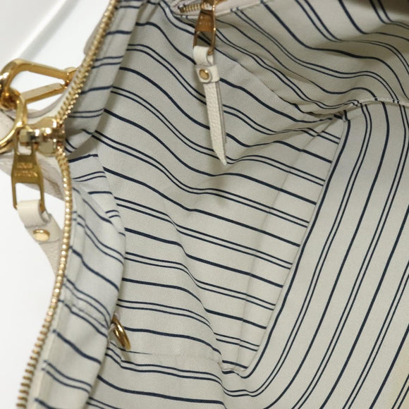 LOUIS VUITTON Monogram Empreinte Lumineuse PM Bag 2way White M93411 Auth ep10722