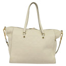 LOUIS VUITTON Monogram Empreinte Lumineuse PM Bag 2way White M93411 Auth ep10722-2