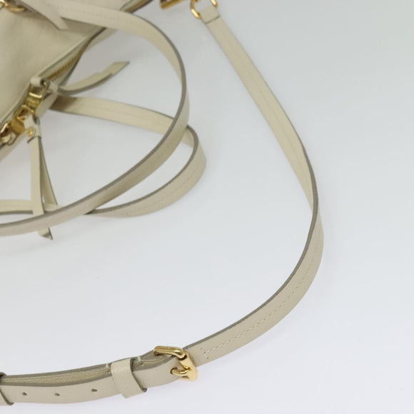 LOUIS VUITTON Monogram Empreinte Lumineuse PM Bag 2way White M93411 Auth ep10722