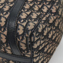 Christian Dior Trotter Canvas Boston Bag Navy Silver Auth ep10723-15