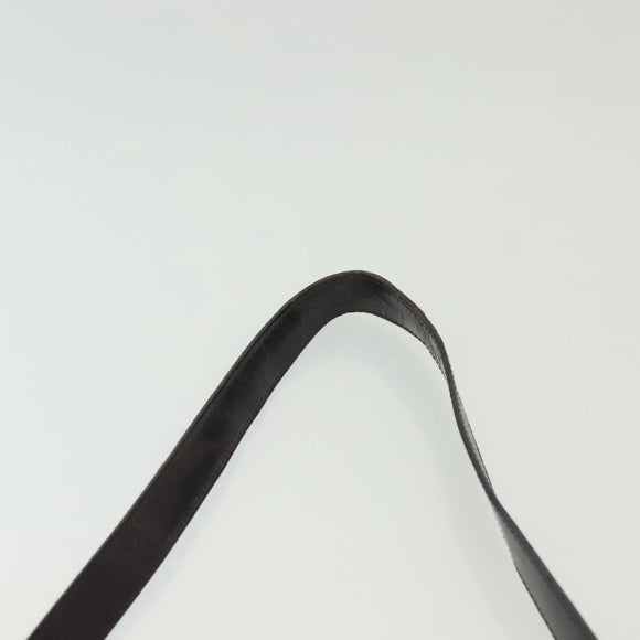 GUCCI Bamboe Handtas Nylon 2-weg Zwart Zilver 000 0538 Auth ep10728