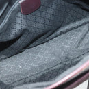 GUCCI Bamboo Hand Bag Nylon 2way Black Silver 000 0538 Auth ep10728-11