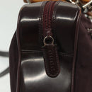 GUCCI Bamboe Handtas Nylon 2-weg Zwart Zilver 000 0538 Auth ep10728-19