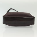 GUCCI Bamboo Hand Bag Nylon 2way Black Silver 000 0538 Auth ep10728-3