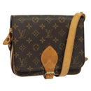 LOUIS VUITTON Monogram Cartouchiere MM Shoulder Bag M51253 LV Auth ep10730-1